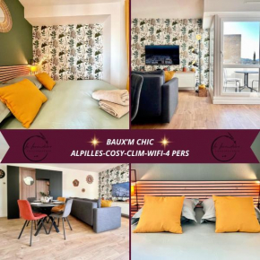 Baux'M Chic - Alpilles, Grand Studio Cosy, Clim, 4 personnes